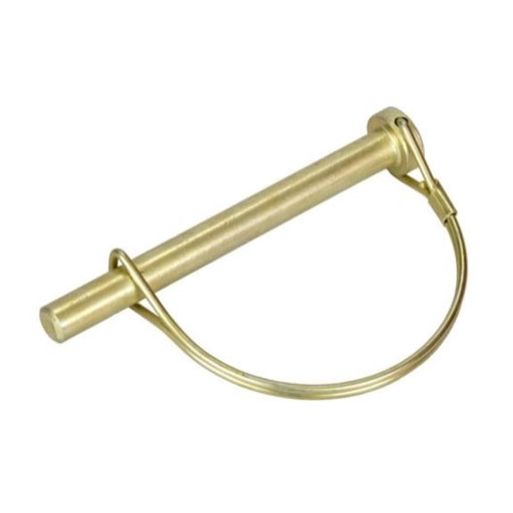 CountyLine 22PTR010TSC Round Lock Pin, Zinc-Plated 1/4 inch x 2-1/2 inch