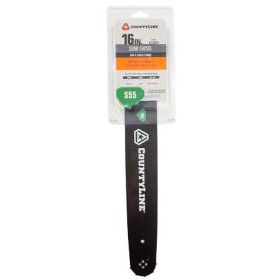CountyLine BL1501655-1074TSC Chainsaw Guide Bar and Chain Combo 16" 55 Link