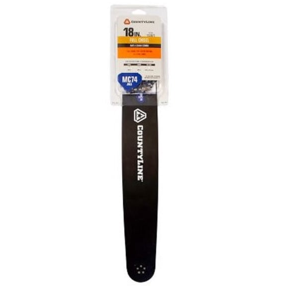 CountyLine BR7631874-4025TSC Chainsaw Guide Bar and Chain Combo 18 Inch 74 Link