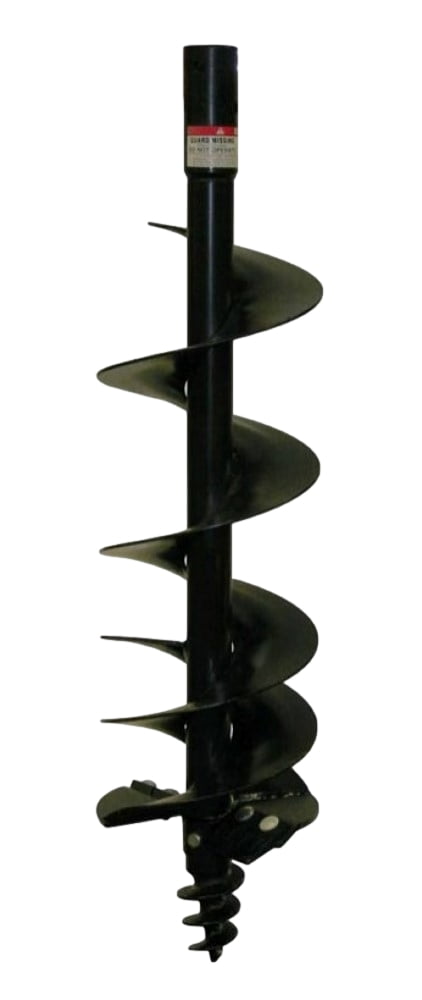 CountyLine S241217TSC 12 in. Auger for Post Hole Diggers Black