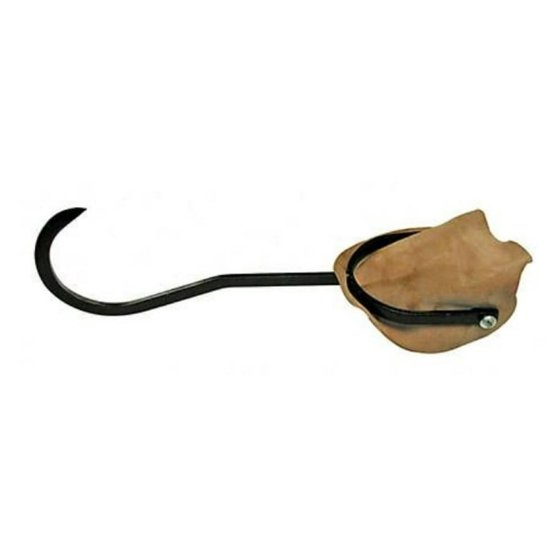 CountyLine S470108TSC Hay Hook with Leather Guard, Black/Tan