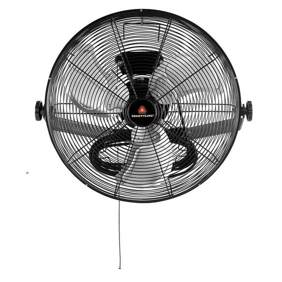 CountyLine SFE-500/45W-B 18 in. 120V Indoor Wall-Mounted Barn Fan