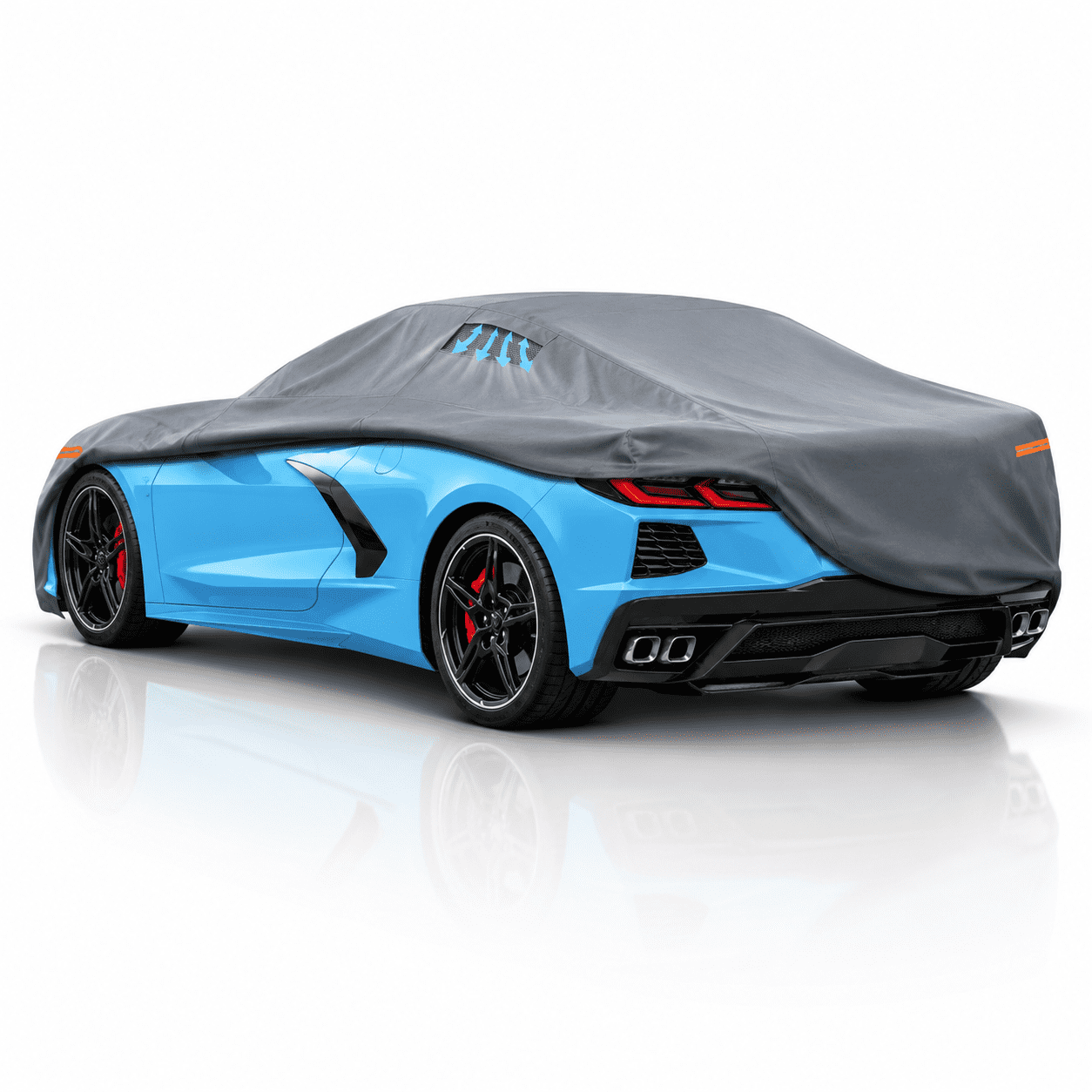 C8 Custom Wraps Coupe Car Cover Custom Fit Corvette C8, Waterproof All-Weather Vehicle ...