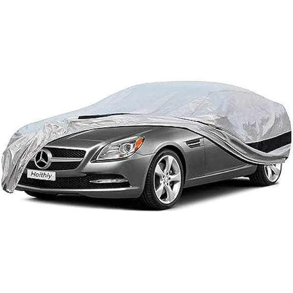 Coupe Car Cover Custom Fit Mercedes SLK-Class 1996-2015, Car Cover Waterproof All Weather for Automobiles, Sun Rain Dust UV Protection. (Ships from US Warehouse, Arrive Within 3-7 Days)