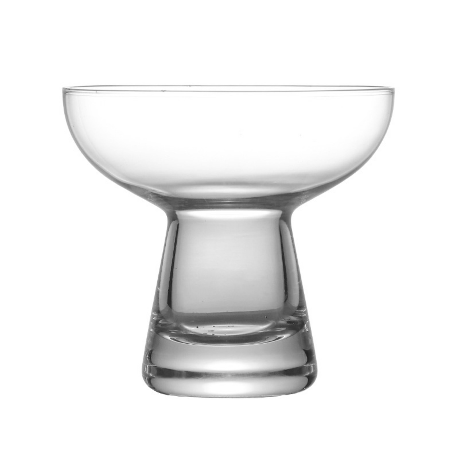 Coupe Cocktail Glass Set of 2 6 oz HandBlown Crystal Martini