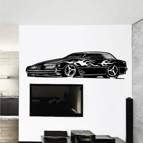 Coupe Muscle Car Decal - 36 Inches