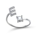 thumbnail image 1 of Couple 26 English Letter Rings - Adjustable Opening, 1 of 54