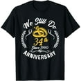 thumbnail image 1 of Couple 34th Wedding Anniversary Still Do 34 Year Since 1990 T-Shirt, 1 of 3