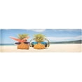 thumbnail image 1 of Couple of Attractive Pineapples in Love on The Sand Against Turquoise Sea Pot Holders Durability Trivets for Hot Pots and Pans Waterproof Table Runner Versatility Trivet Mats Table Mats, 1 of 7