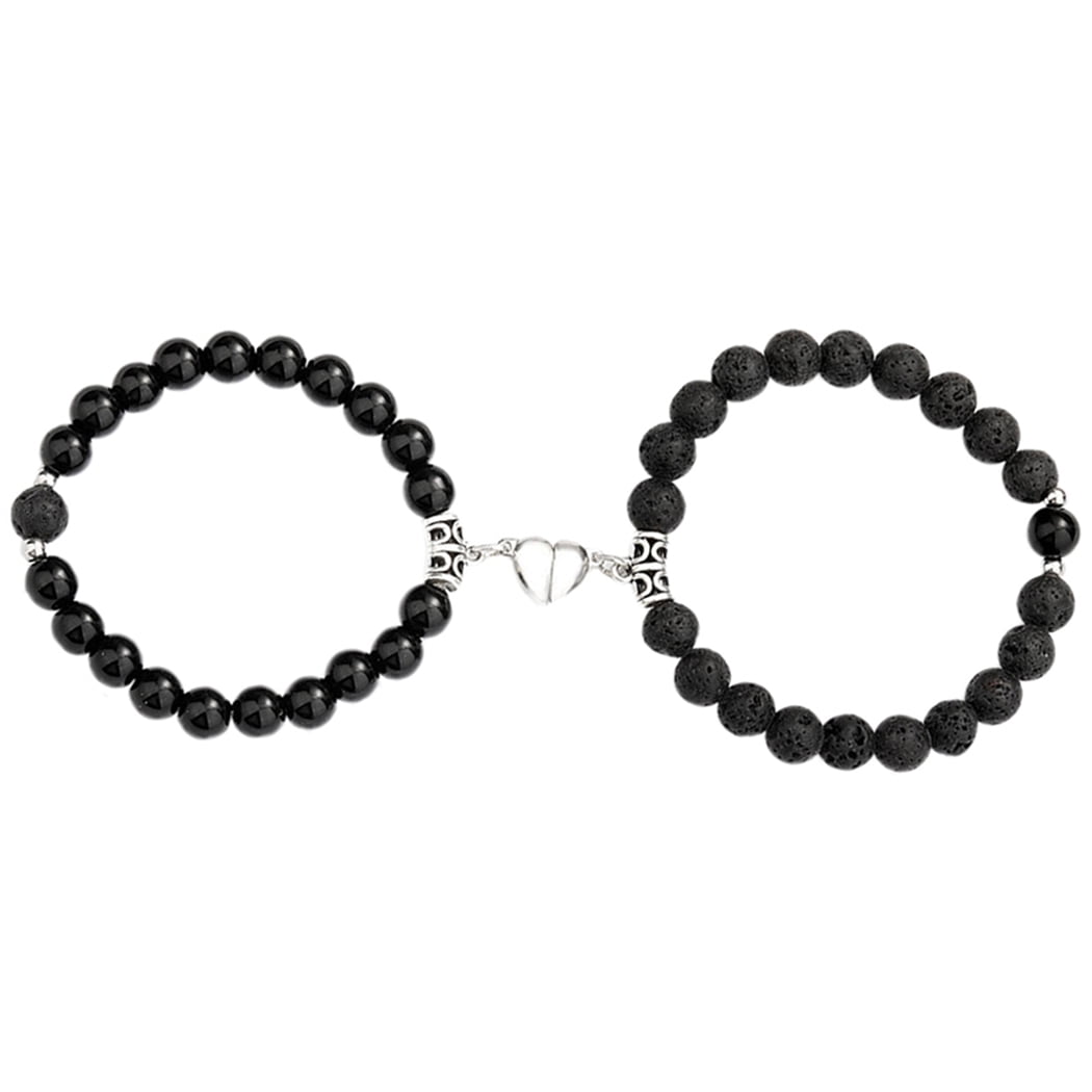 Couple Bracelet Beaded 2PCS 8mm Relationship Bracelet Matching