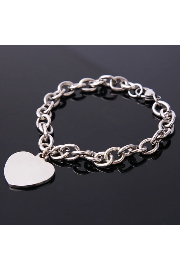 Couple Bracelets - Blank Laser Engraving & UV Color Printing Blank Unmarked Materials for Engraving Stainless Steel Bracelets for Men and Women