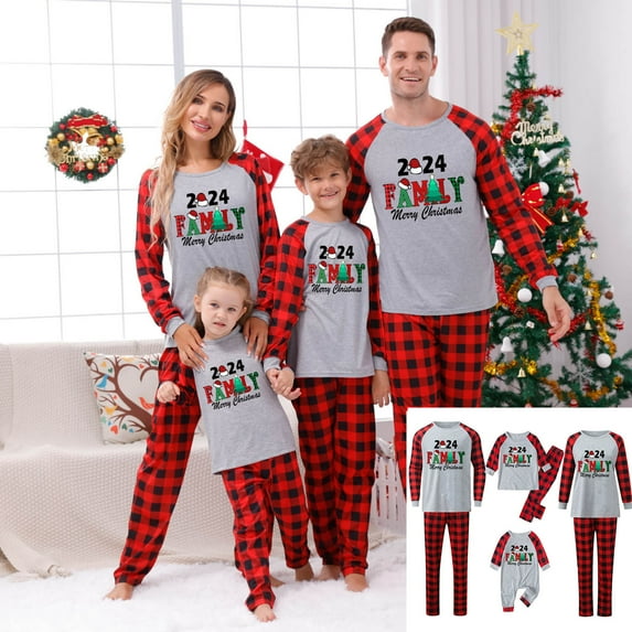 Couple Christmas Pajamas Plus Size Cute Couple Christmas Pajamas Family Matching Pajamas Set Christmas Pajamas for Women Cheap 2025