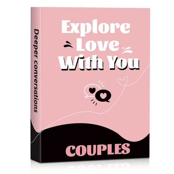 Couple Conversation Card Game Date Night Cards for Valentine's Day, anniversaries