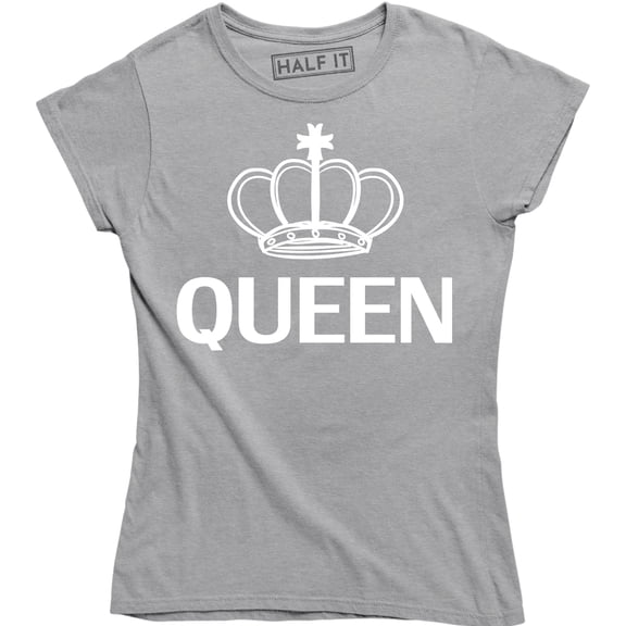 Couple Crown Queen Love Matching Summer Fashion Womens Tops T-Shirt