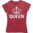 thumbnail image 1 of Couple Crown Queen Love Matching Summer Fashion Womens Tops T-Shirt, 1 of 4