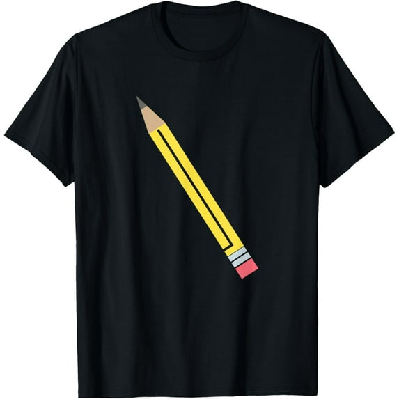 Couple DIY Halloween Costume Shirt - Cassette and Pencil 80s T-Shirt