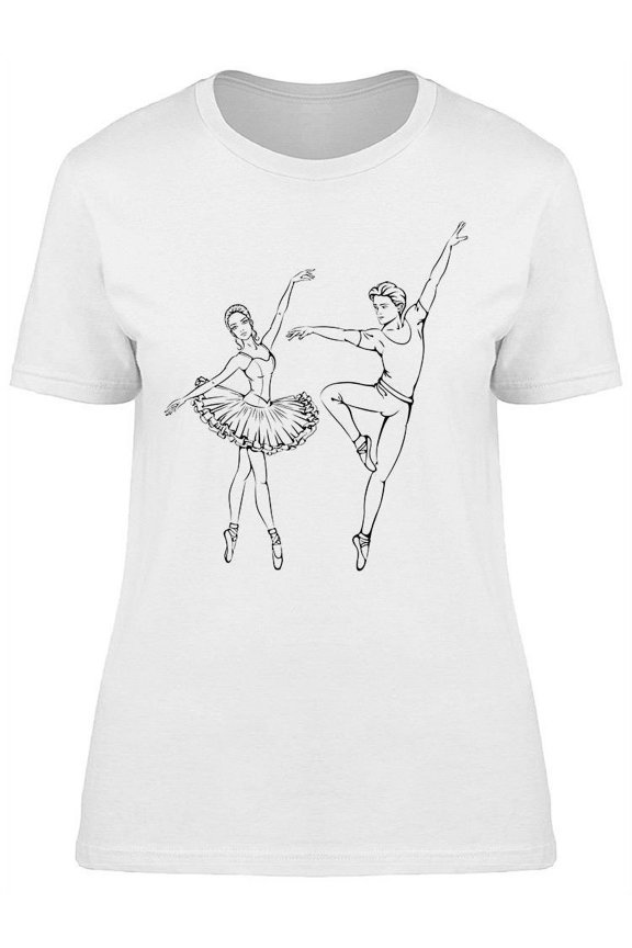 Couple Dancing Ballet T-Shirt Women -Image by Shutterstock, Female XX-Large