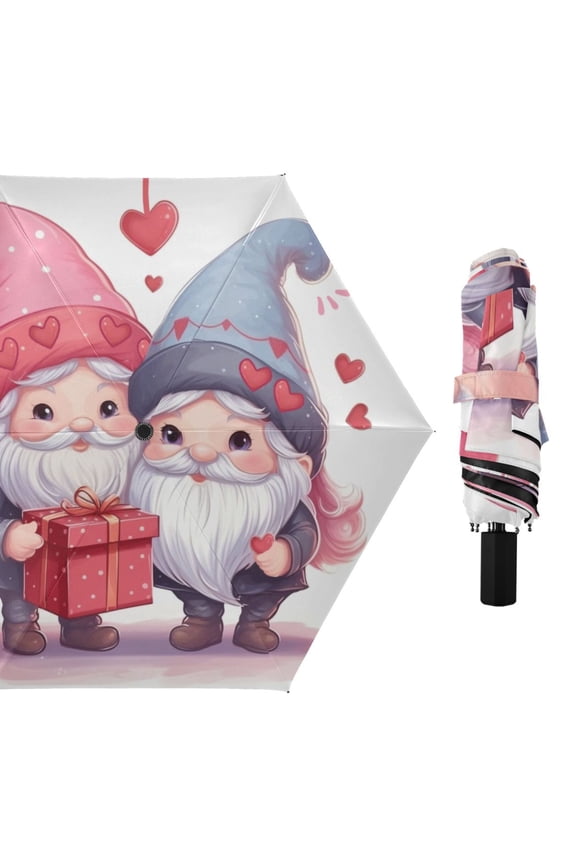 Couple Dwarf and Gift Compact Sun Umbrella Windproof Travel Umbrellas for Rain Strong Portable UV Protection