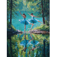 thumbnail image 1 of Couple Embrace Watercolor Canvas Print Romantic Home Wall Art, 1 of 8