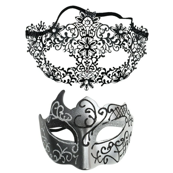 Couple Face Guard Metal Masks Birthday Party Supplies Face Guard Party Supplies For Adults Face Guard Carnival Face Guard Role Play Party Dance Wedding Party Face Guard