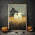 thumbnail image 1 of Couple Ghost In The Field Poster, Ghosts Art Print, Halloween Art Print, Halloween Decor, Spooky Vintage Halloween, Halloween Gift, 1 of 7