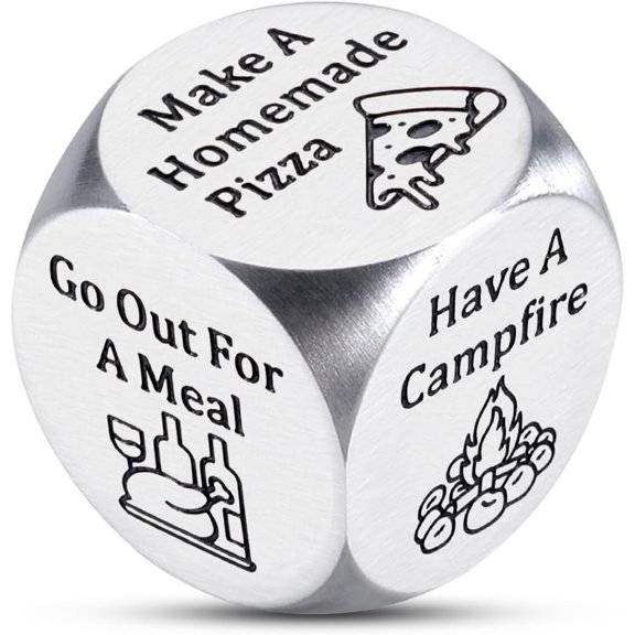 Couple Gifts Ideas, Anniversary Wedding Gifts for Him Her, Romantic Valentines Gift for Wife, Easter Basket Stuffers for Adults, Mens Gifts, What to Eat for Dinner Dice, Date Night Dice