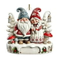 thumbnail image 1 of Couple Growing Old Together, New Christmas Couple Ornament, Personalized Gnome Couple Ornament for Xmas Tree, Wedding Anniversary Gift for Him, Her- Marriage Keepsake, Santa Claus Couple, 1 of 6