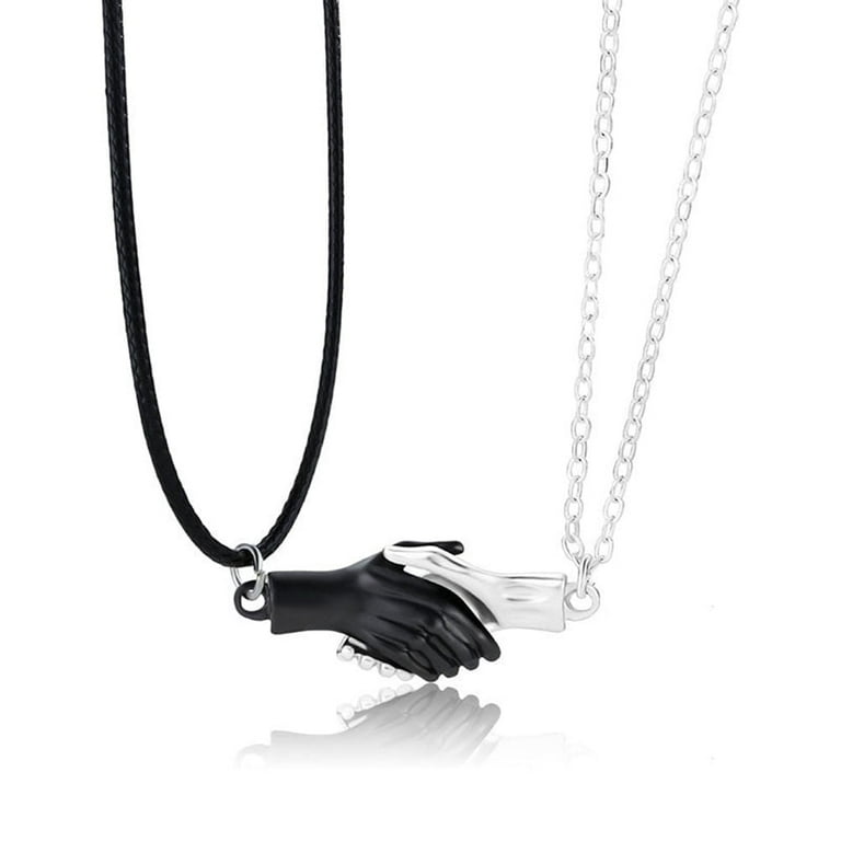 Magnetic best friend necklaces deals