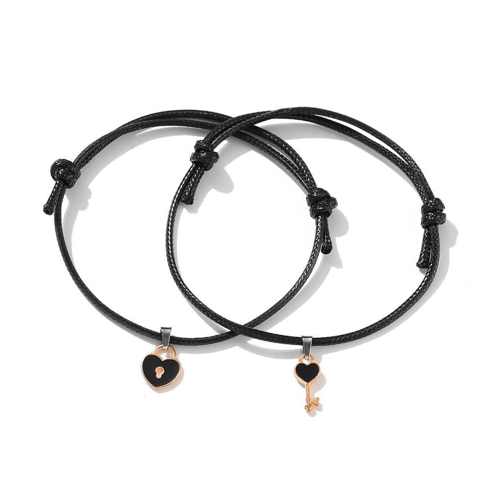 Couple Bracelets Key To Heart Bracelet Couple Bracelets Heart Lock