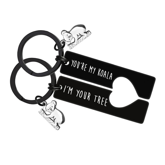Couple Keychain Gift for Koala Lovers You’re My Koala I’m Your Tree Keychain Set Valentine Day Keyring Gifts Funny Koala Gift for Boyfriend Girlfriend Husband Wife Christmas Birthday Gift for Him Her