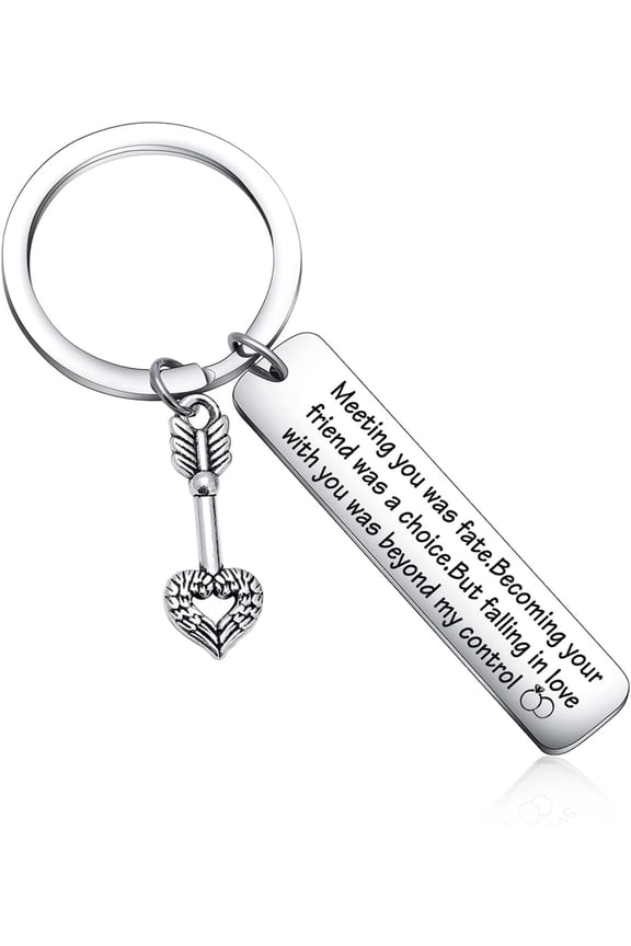 Couple Keychain Love Quote Keychain Anniversary Keychain Girlfriend Gift Couples Things Valentines Keychain