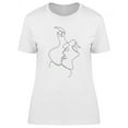 thumbnail image 1 of Couple Kissing Design T-Shirt Women -Image by Shutterstock, Female Small, 1 of 2