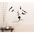 thumbnail image 1 of Couple Kissing, Silhouette ~ Wall Decal  22" x 23", 1 of 3