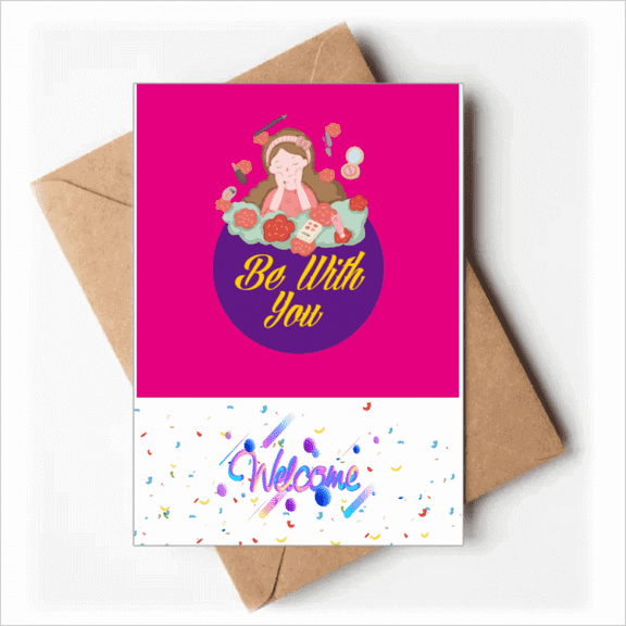 Couple Love Eternal Romance Welcome Back Greeting Cards Envelopes Blank