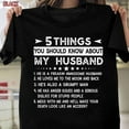 Couple Love Gift From Wife, 5 Things You Should Know About My Husband TShirt