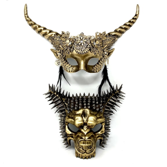 Couple Masquerade Masks Men Women Halloween Steampunk Cosplay Costume Wedding Party Ball  Mask