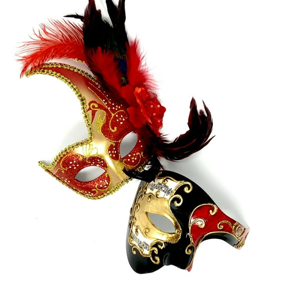 Couple Masquerade Masks Men Women Venetian Halloween Mardi Gras Cosplay Costume Ball Wedding Graduation Party Mask