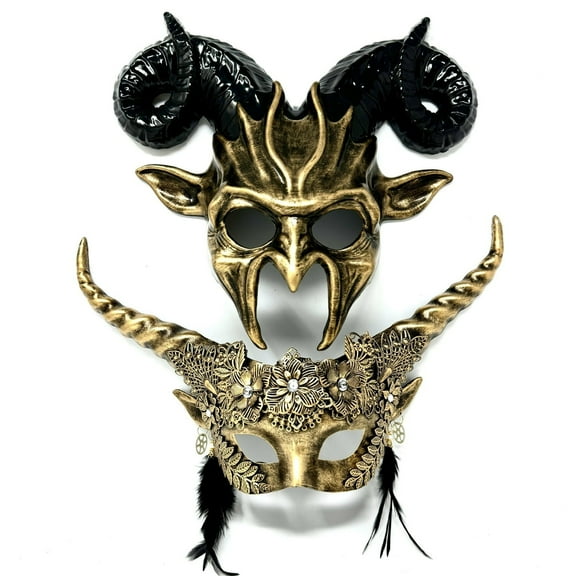 Couple Masquerade Masks Men Women Halloween Steampunk Cosplay Costume Wedding Party Ball Mask