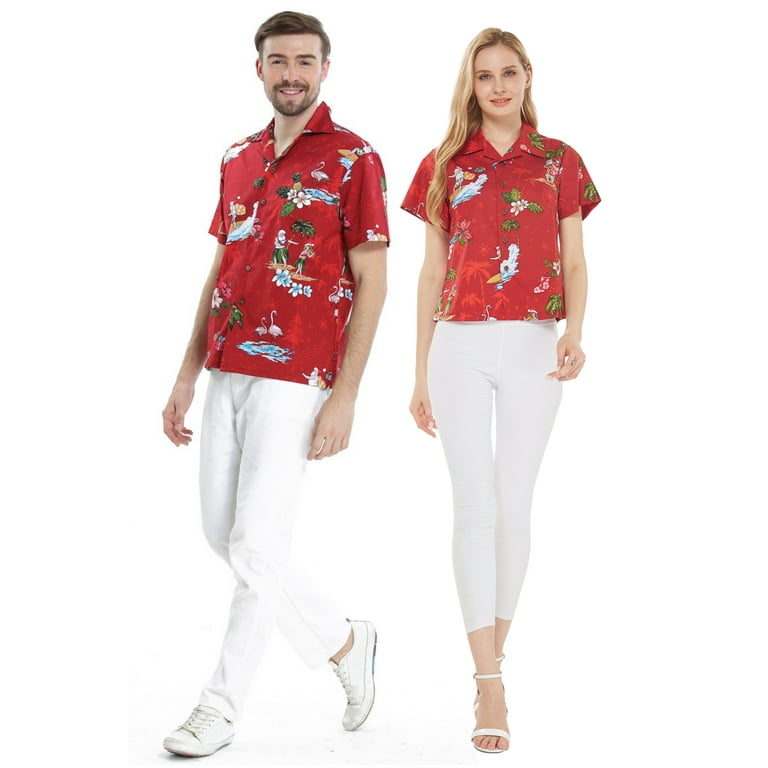 Matching hawaiian best sale shirts for couples