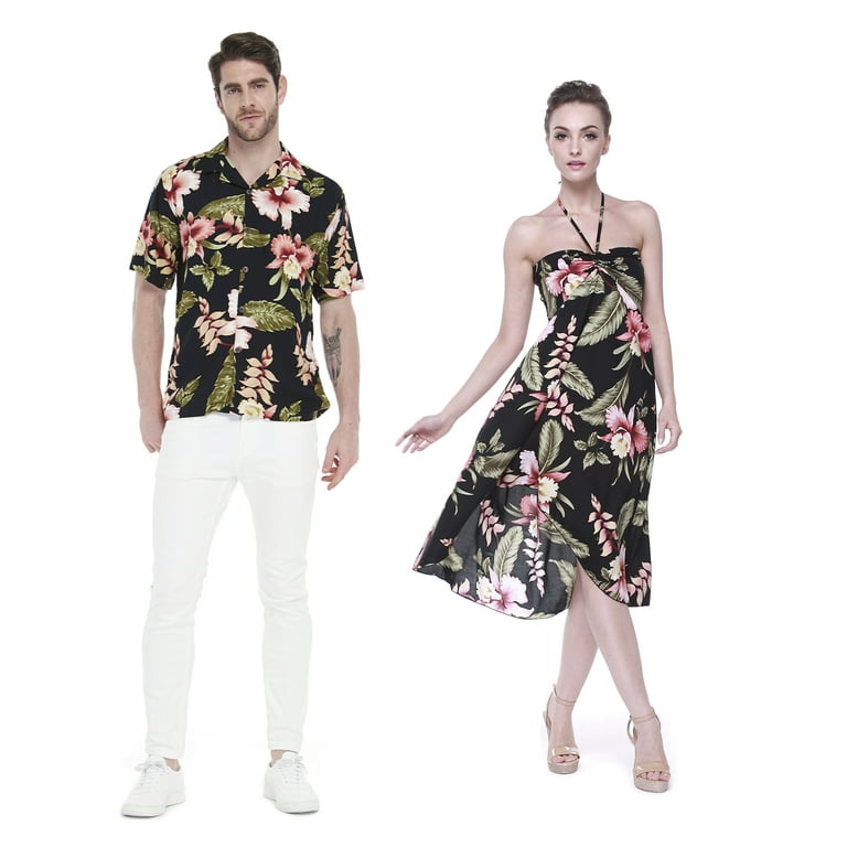 Hawaiian attire for shop male and female