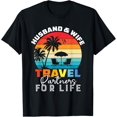 thumbnail image 1 of Couple Matching Husband And Wife Travel Partners For Life T-Shirt, 1 of 4
