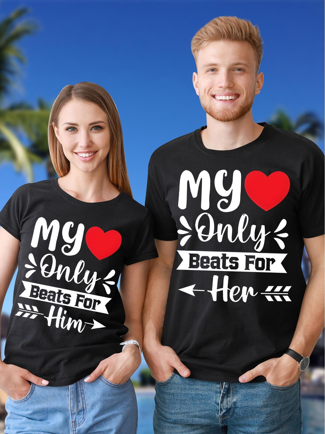 Couple Matching Shirt Couple Matching T shirt for couple Summer Casual ...