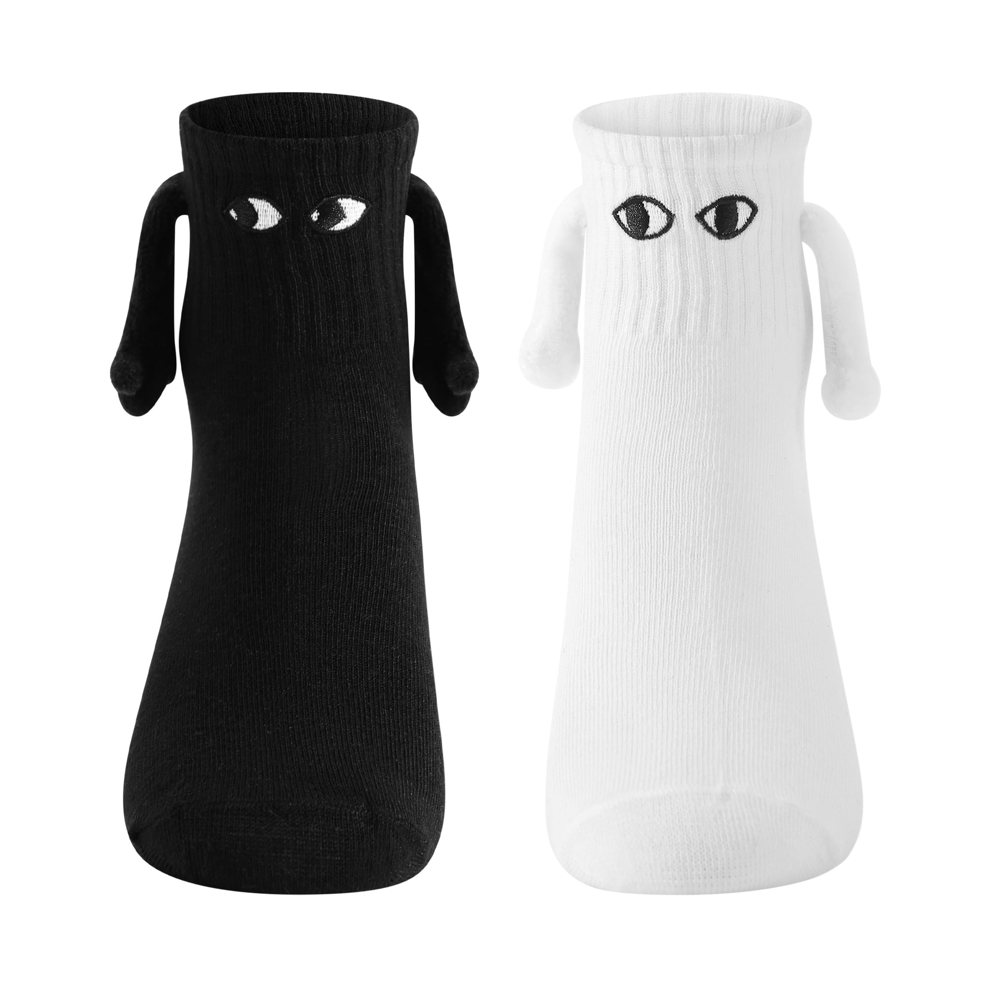 Couple Novelty Socks Cartoon Holding Hands Socks Cute Elastic