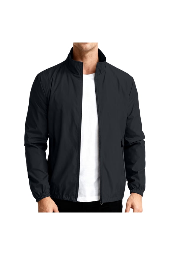 Couple Outdoor Quick-Dry Zip Jacket, Breathable Fishing Sportswear Top, Lightweight Travel Sun Shell for Men Women Hiking Camping,Black,M