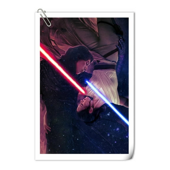 Couple Poster Canvas Prints Wall Art Décor Fine Art Reylo Posters for Bedroom Wall Decoration - Unframed 8x12 inch