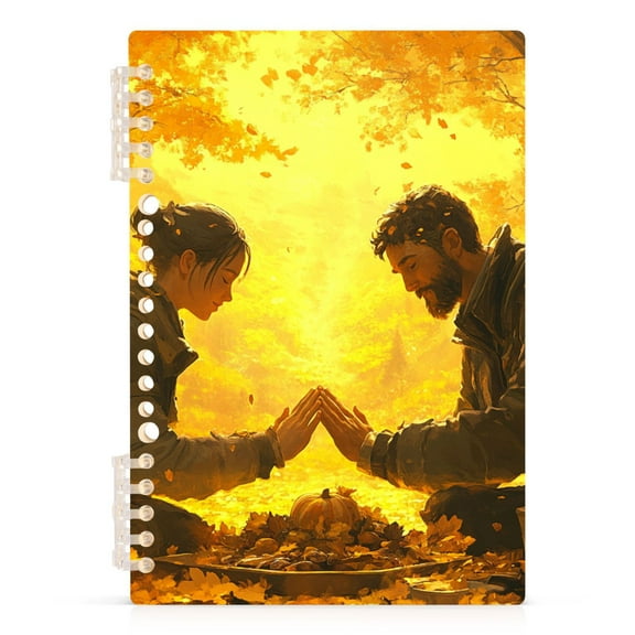 Couple Prayer Lined Spiral Journal Notebook 60 Pages A5 College Ruled Journals for Writing