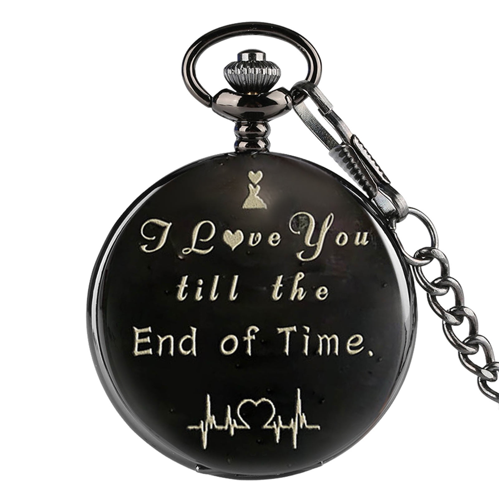 Couple Retro Pocket Watch Wedding Gift Love Pocket Watch Engraved Commemorative Pocket Watch Walmart