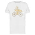 thumbnail image 1 of Couple Riding On Bicycle T-Shirt Men -Image by Shutterstock, Male XX-Large, 1 of 2