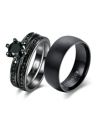 His and Hers Wedding Ring Sets in Wedding Ring Sets 