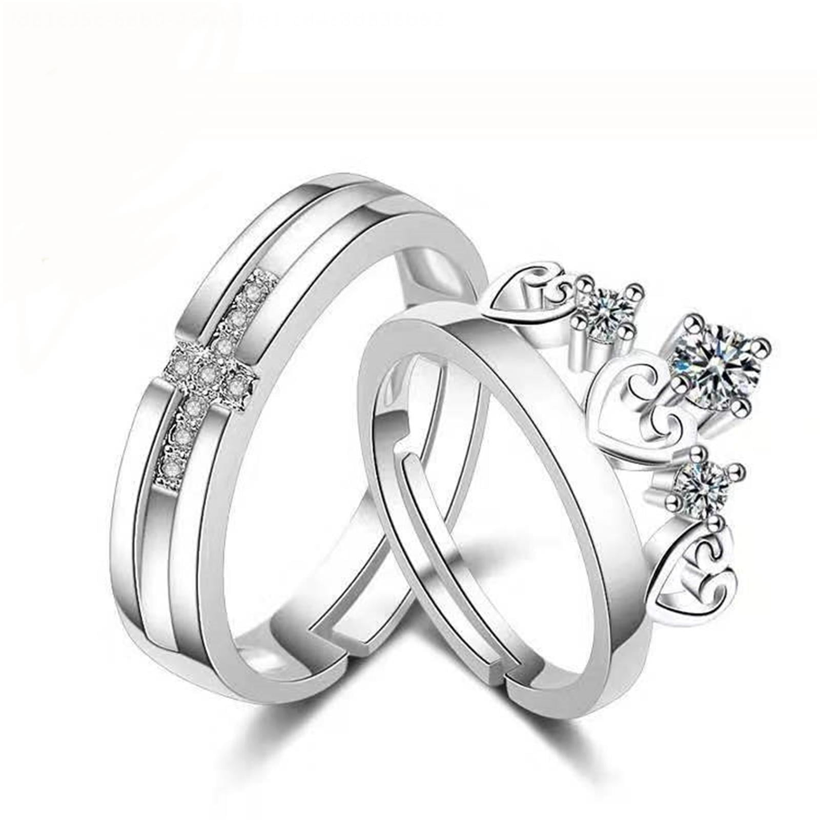 15 Trending Silver Rings for Couples - Latest Designs